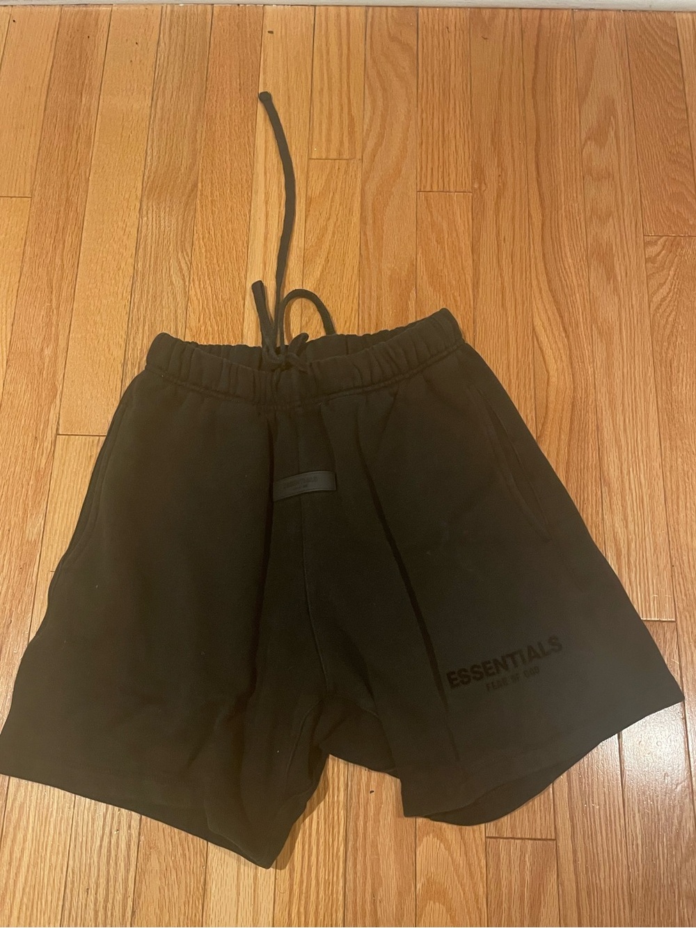 ESSENTIALS Men’s Black Sweat Shorts